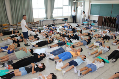 ７月１４日（火）着衣泳講習４～６年